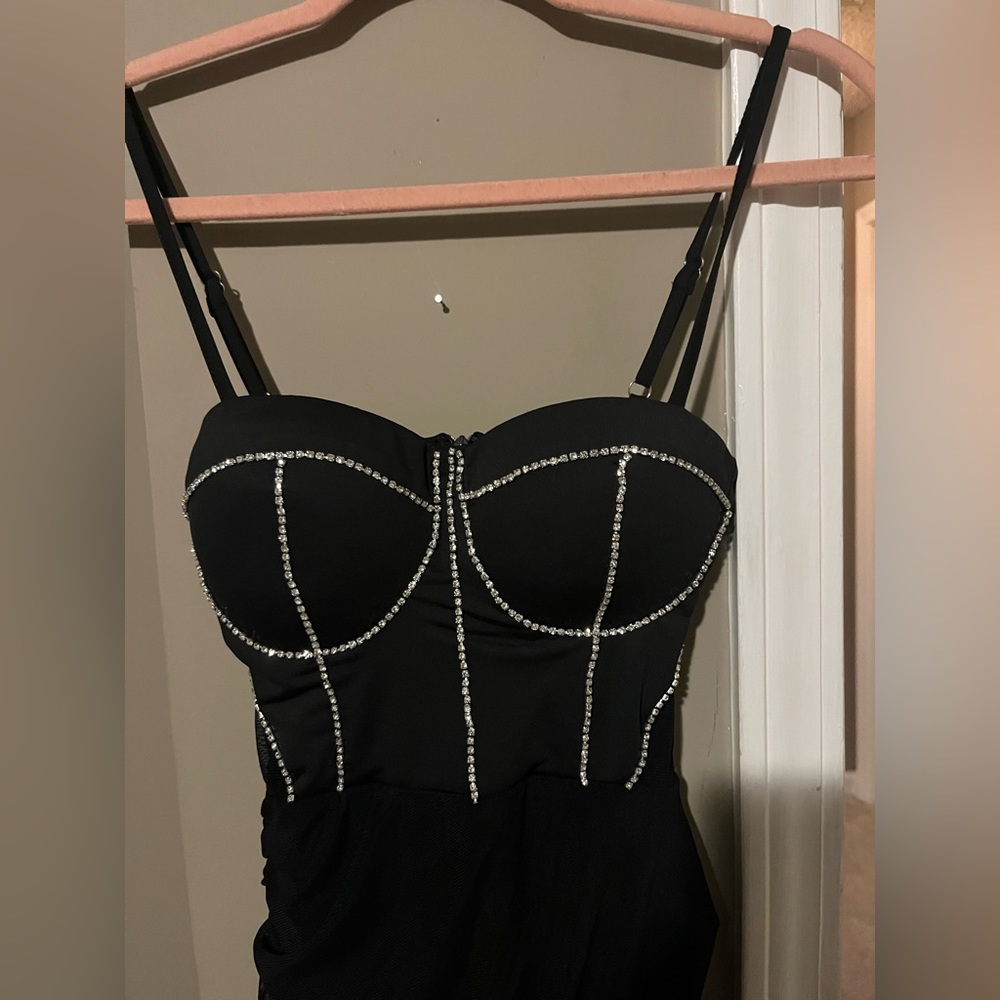 NWT Rare London diamante dress - Picture 5 of 6